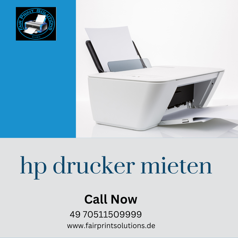 hp drucker mieten