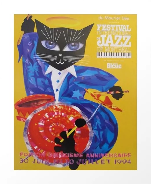 1994-montreal-jazz-festival-cool-cat-poster-no-3-gig-advertisement-prints