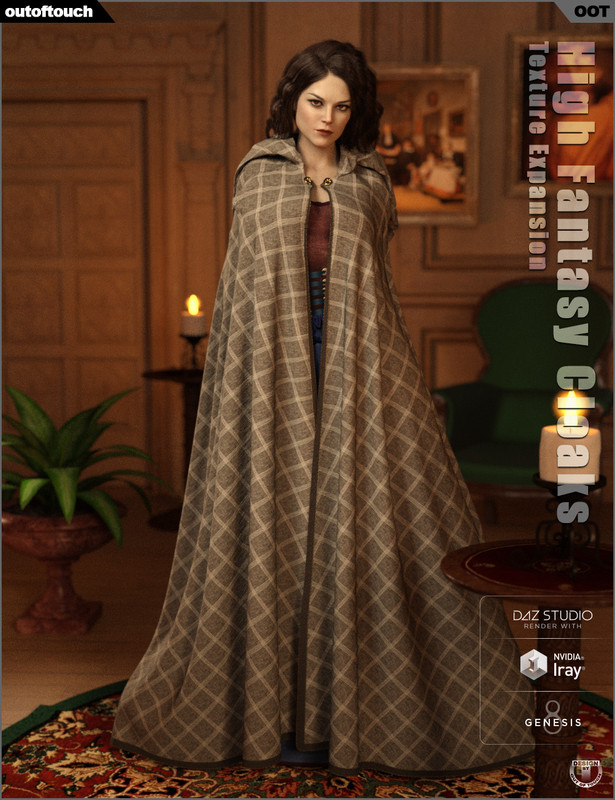 dForce High Fantasy Cloaks Texture Expansion dForce High Fantasy Cloaks Texture Expansion