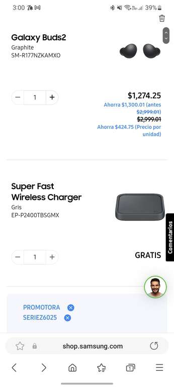 Samsung Store: Galaxy Buds 2 + Super Fast Wireless Charger 
