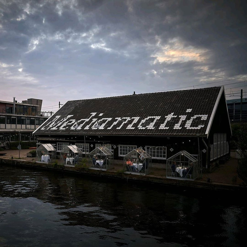 Mediamatic Eten, restoran di Amsterdam yang membuat rumah kaca kecil