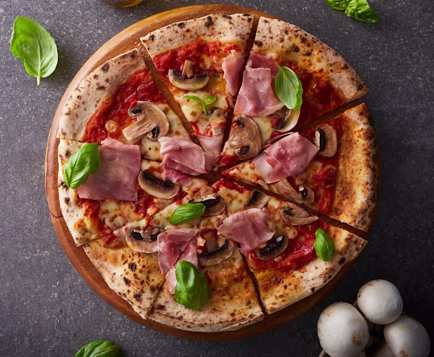 Pizza Funghi Prosciutto (30 Cm.)