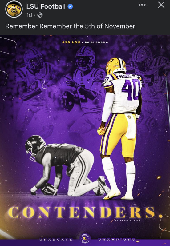 Remember Remember The Fifth Of November-a Tigerdroppings Original Poem