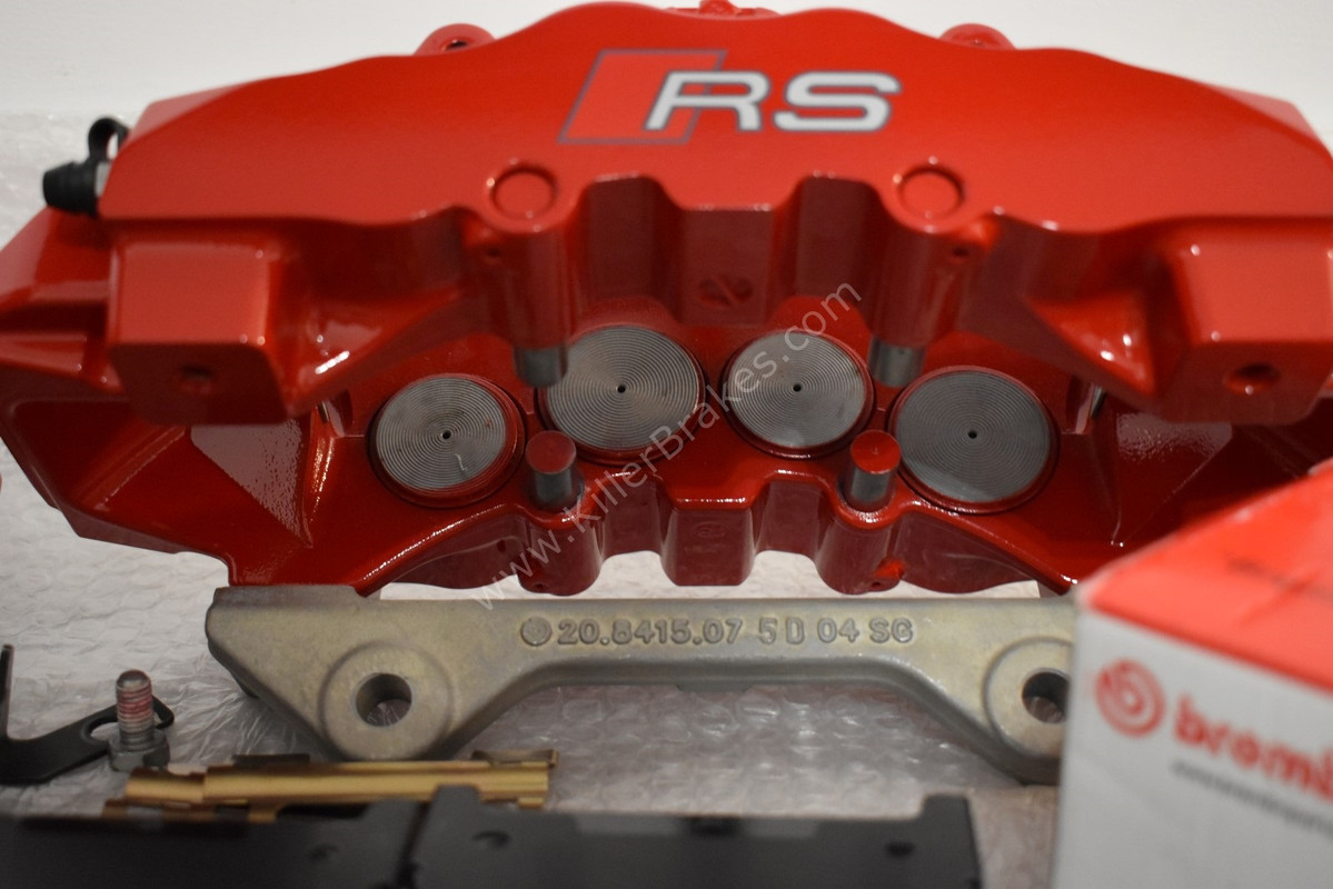 Audi RS Full Big brake upgrade Brembo 8Pot Calipers 370mm Brake 
