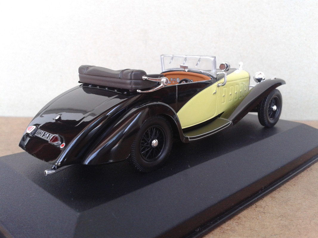 1932 Delage D8 SS Fernández & Darrin Cabriolet (Ixo-Altaya) (4)