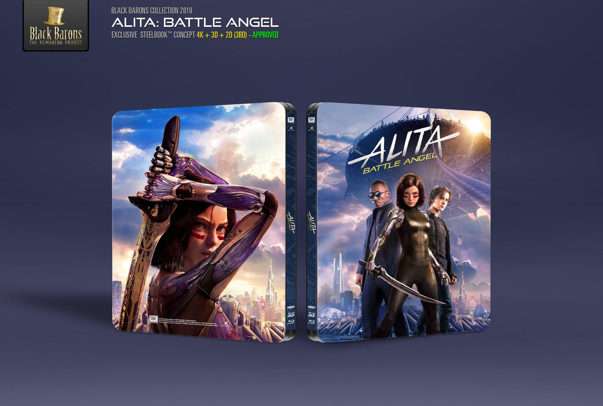 ...we present you the exclusive WEA SteelBook ALITA: BATTLE ANGEL, the firs...