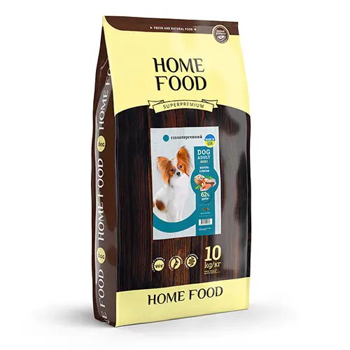 Корм DOG ADULT MINI Гіпоалергенний «Форель з рисом» (10 кг) ТМ "Home Food"