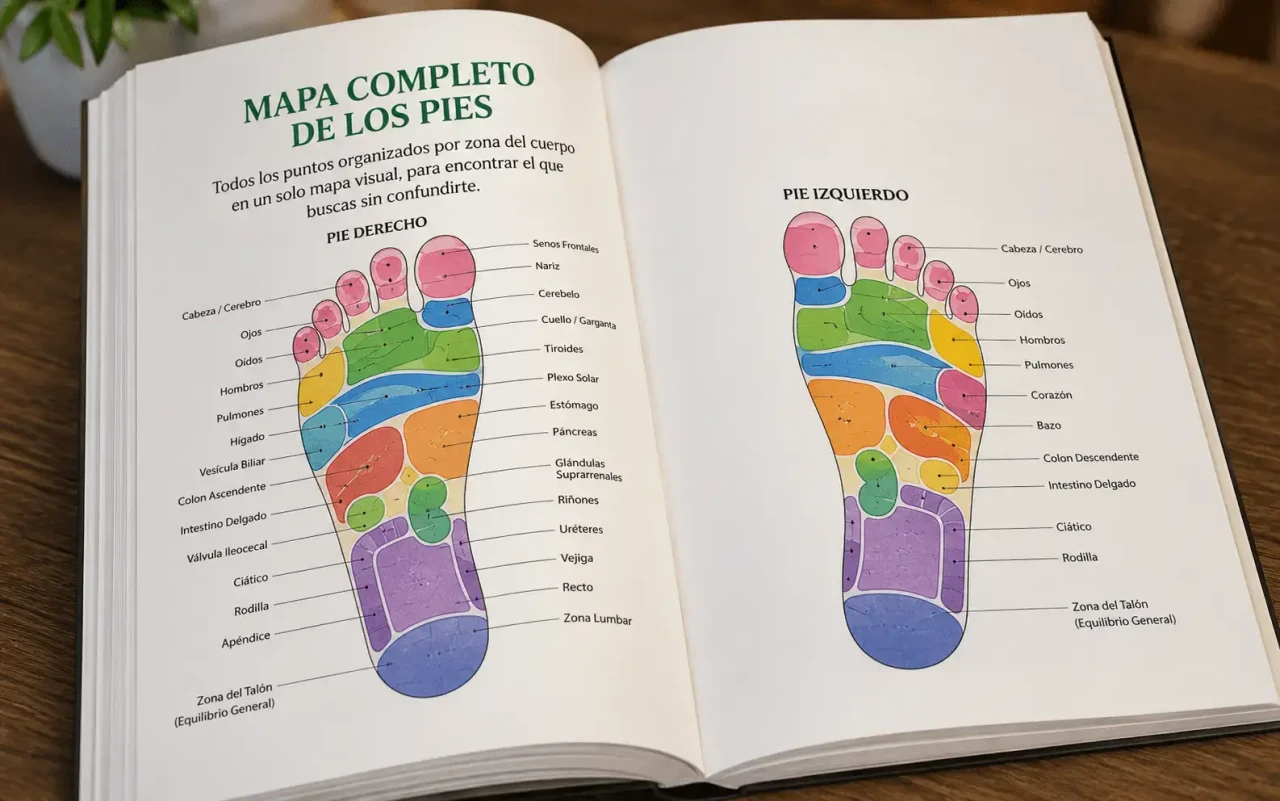 Mapa Completo de los Pies