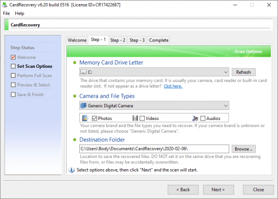 CardRecovery 6.30 Build 0216