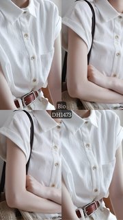 DH1473-AMANDA Áo sơ mi nữ thanh lịch áo nữ đẹp áo áo nữ kiểu áo sơ mi cổ tàu áo sơ mi công sở áo sơ mi nữ tay ngắn áo sơ mi trắng nữ sơ mi trắng nữ áo sơ mi nữ bigsize áo sơ mi bigsize nữ áo sơ mi nữ áo sơ mi croptop sơ mi croptop áo sơ mi áo sơ mi nữ kiểu áo sơ
