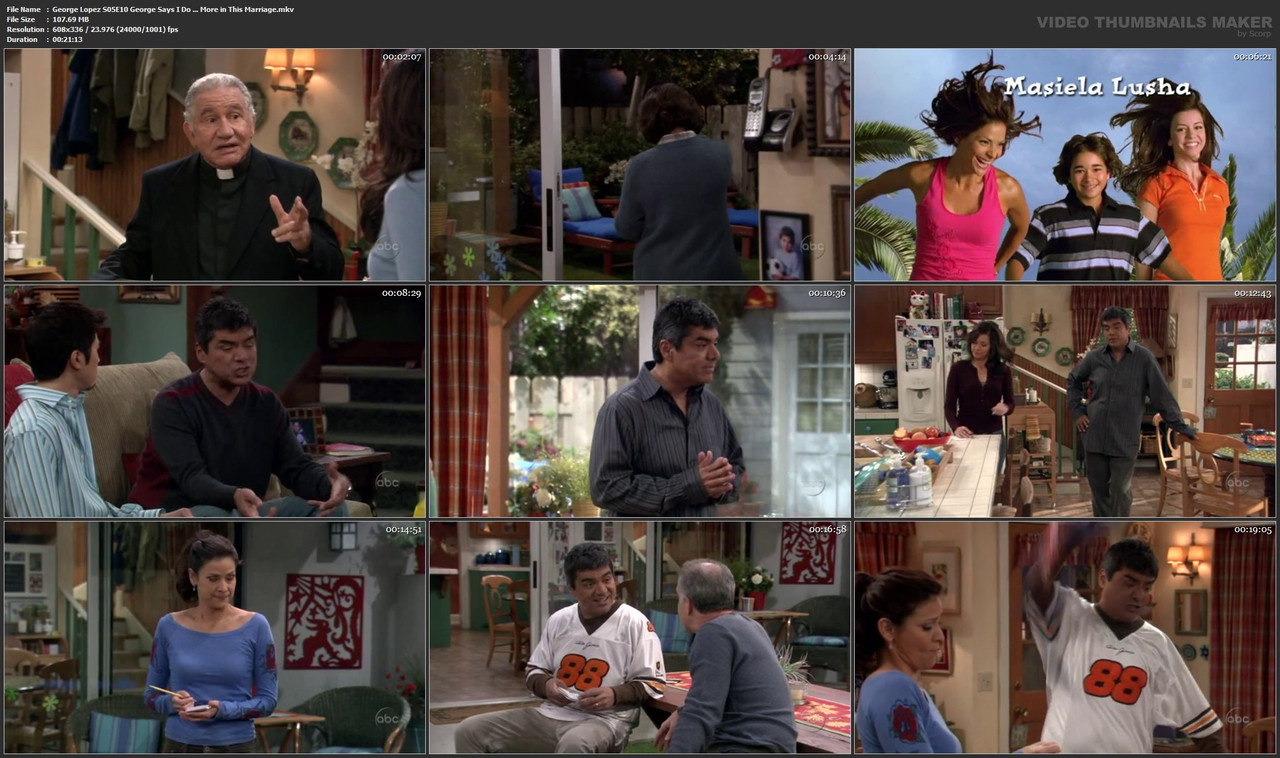 George Lopez S05E10 George Says I Do ... More in This Marriage.mkv