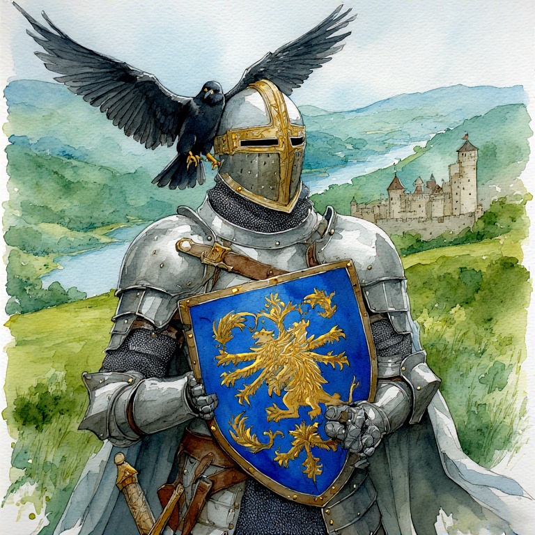 A-medieval-knight-in-shining-a-27