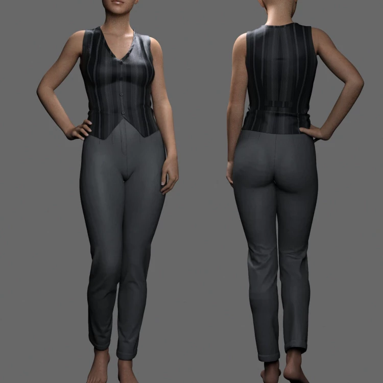 MS Female Office Outfit (G8F and G9)