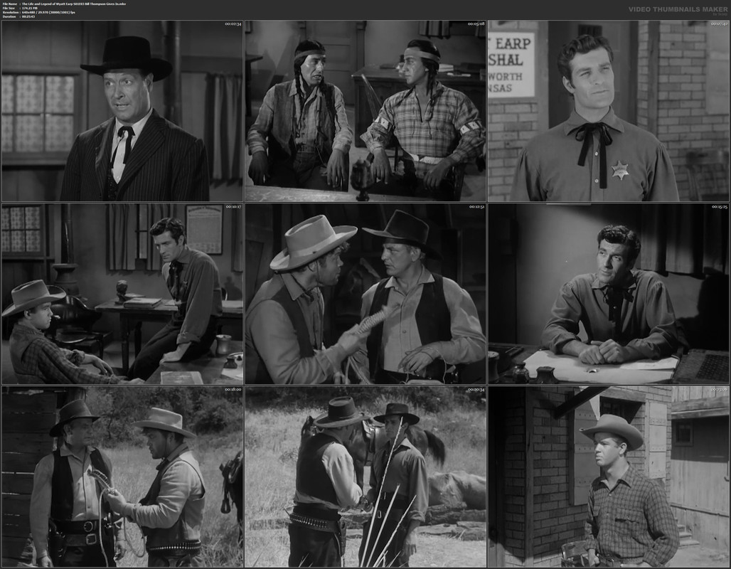 The Life and Legend of Wyatt Earp S01E03 Bill Thompson Gives In.mkv