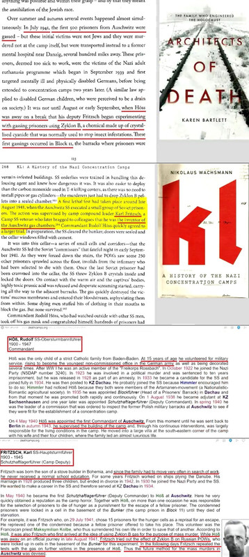 Holocaust - the inventors of the Auschwitz gas chambers - Rudolf