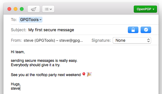 GPG Suite on Mac OS.