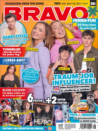 Cover: Bravo Jugendmagazin No 08 vom 22  Juni 2022