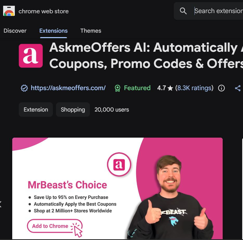 askmeoffers chromewebstore