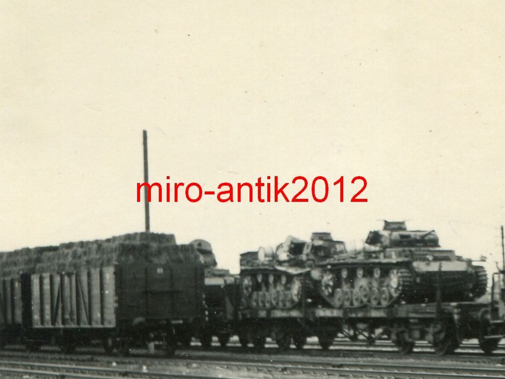 Foto, Wehrmacht, Panzerjäger III, Eisenbahntrans