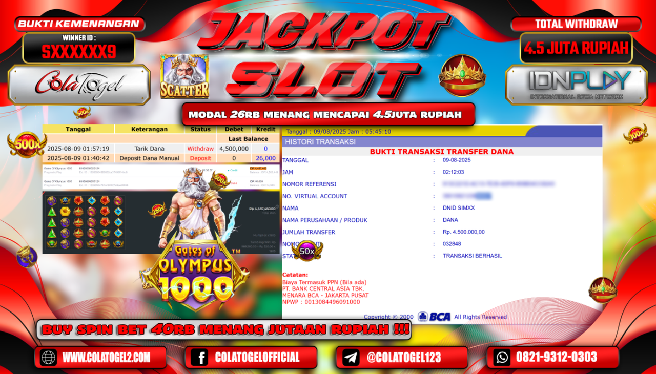 JACKPOT SLOT GACOR!!
