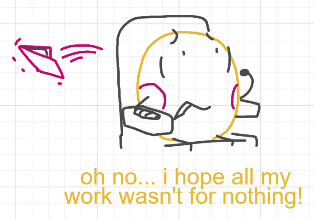 A panel from A Murder On The, episode six of the Board Boards object show by Furretwalk/WalkingFurret.