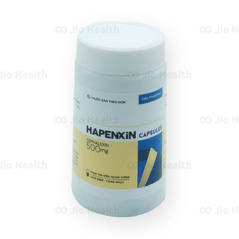 Hapenxin capsules (xám đậm-vàng nhạt) - DHG - Chai 100 viên