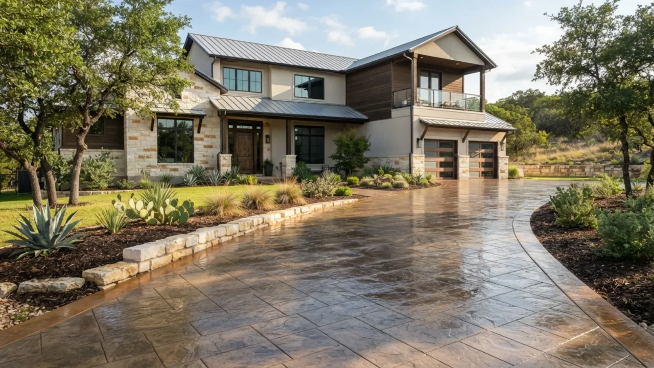 Concrete driveway cost breakdown San Antonio