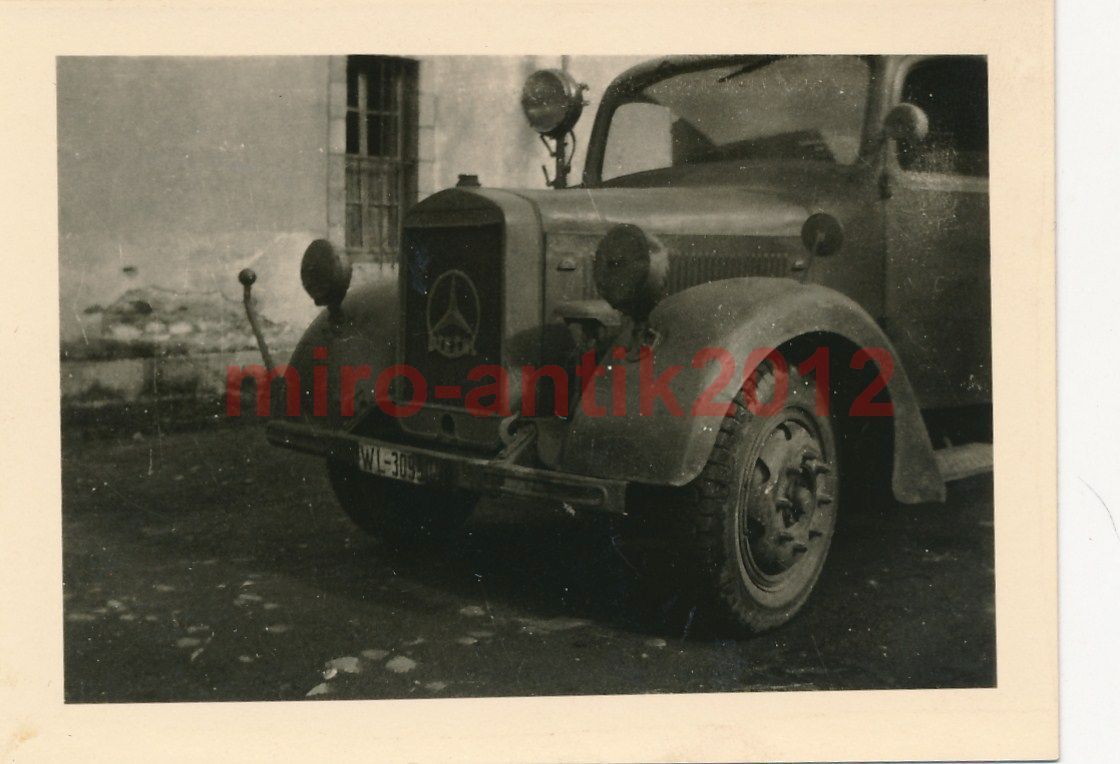 Foto, S.H.D. MOT. 34, Sanitäts Lkw in Brest 1942