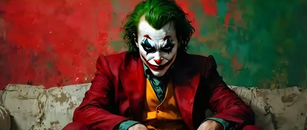 🃏 NovaPad Crimson Chaos Joker Mousepad