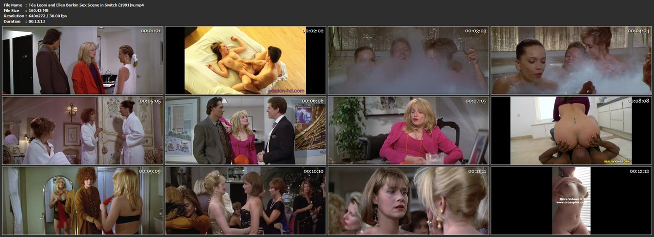 Téa Leoni and Ellen Barkin Sex Scene in Switch (1991)w.mp4