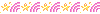 Pink Rainbow Star Divider