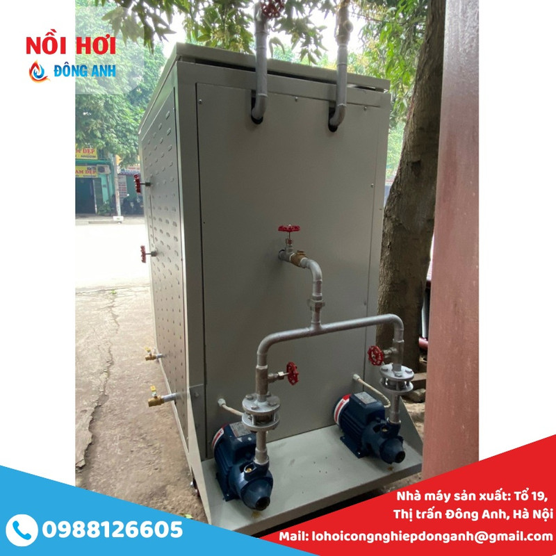 lò hơi điện 96kw-130kg
