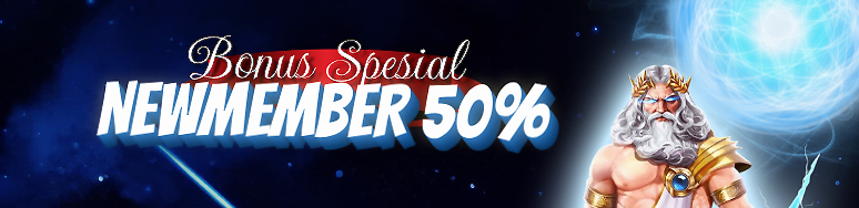 BONUS MEMBER BARU 50%