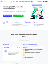 Investment Status screenshot