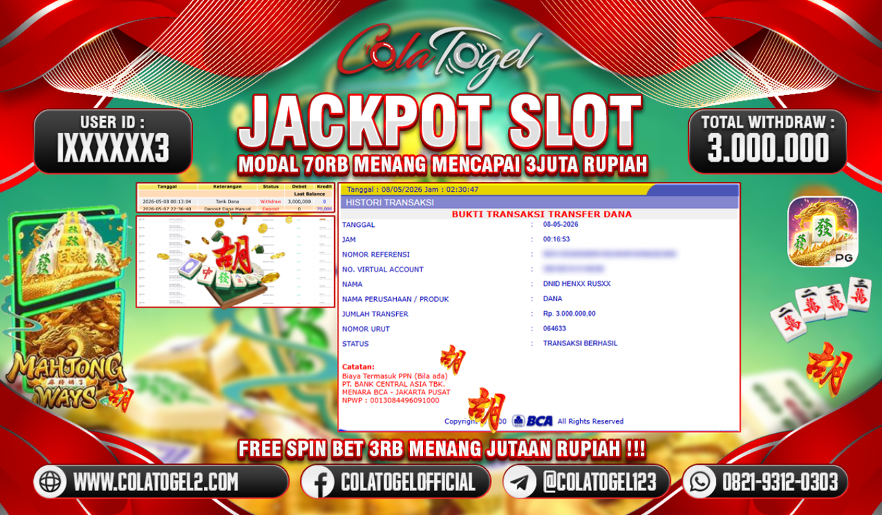 JACKPOT SLOT GACOR!!
