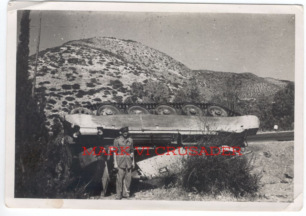 Mark VI Crusader abgeschossen - Libyen (1942)