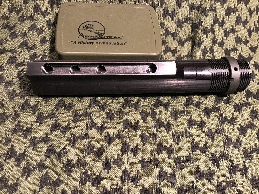 Retro 80’s Bushmaster Aluminum CAR stock & original buffer tube w