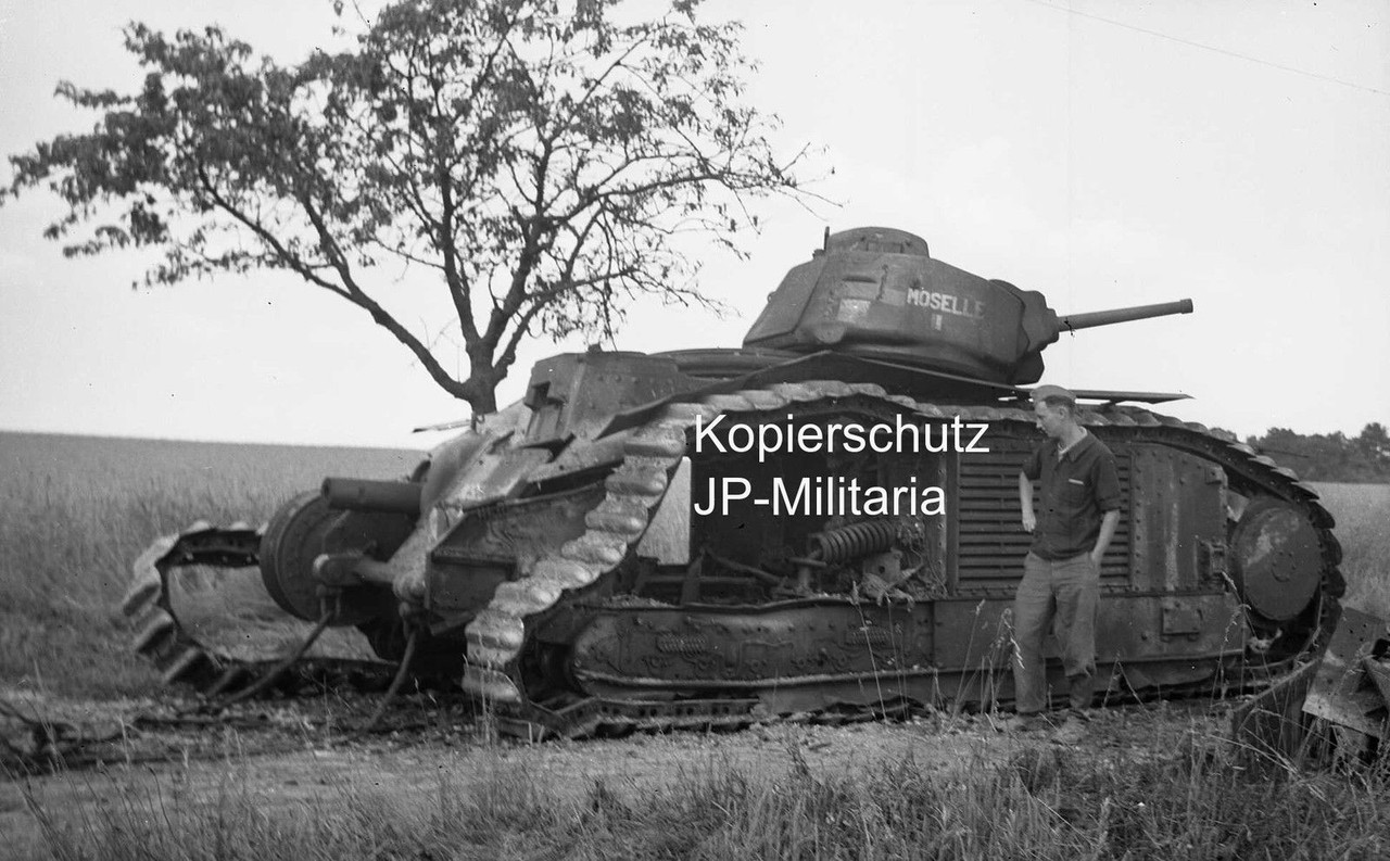 französischer Panzer Kennung MOSELLE Frankreich 