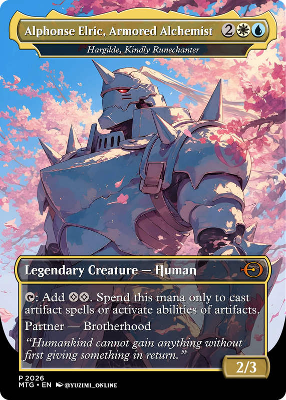 Hargilde Kindly Runechanter (Alphonse Elric Armored Alchemist)