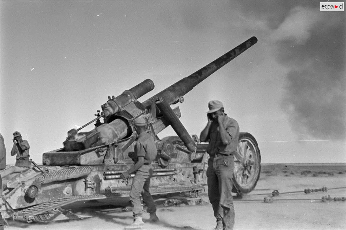 Mise en oeuvre d'un canon de 17 cm Kanone 18 (3)