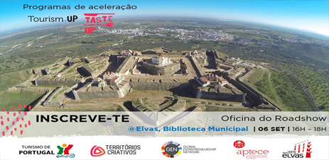 ELVAS: PROGRAMAS TOURISM<strong>UP</strong> E TASTE<strong>UP</strong> VÃO SER APRESENTADOS NA BIBLIOTECA MUNICIPAL