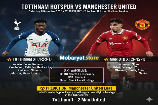 Tottenham vs Manchester United
