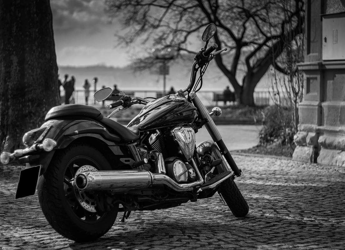 Moto esportiva moderna
