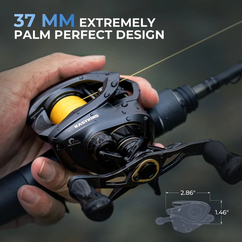 Kast King Kestrel Ultimate Bait Finesse System Baitcasting Reel 18