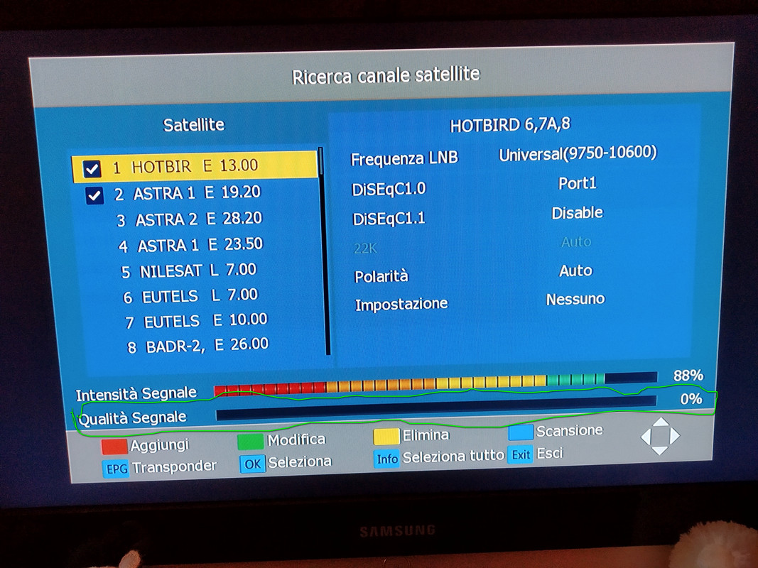 Decoder non sintonizza Astra ma Hotbird si | Digital-Forum