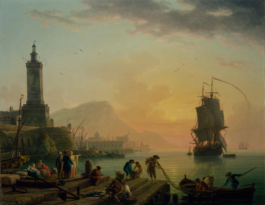 Claude-Joseph_Vernet_-_A_Calm_at_a_Mediterranean_Port_-_Google_Art_Project