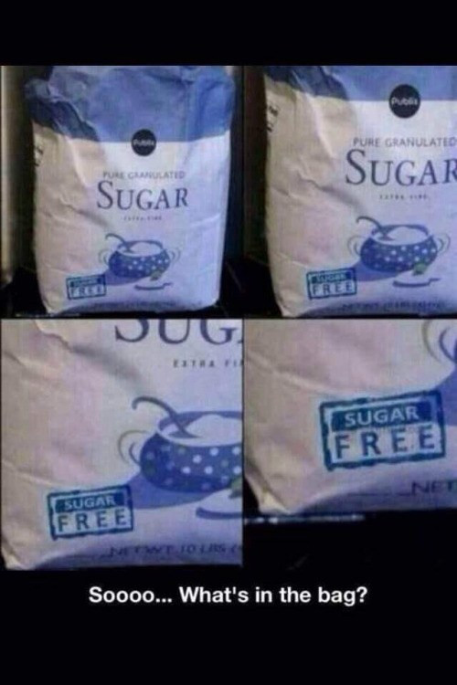 My opinions may change, but not the fact that I'm right! Sugar-free