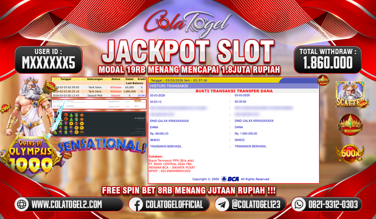 JACKPOT SLOT GACORR!!