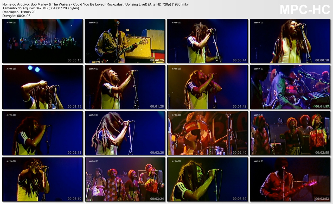 Bob Marley & The Wailers - Could You Be Loved (Rockpalast, Uprising Live!) (Arte HD 720p) [13.06.198