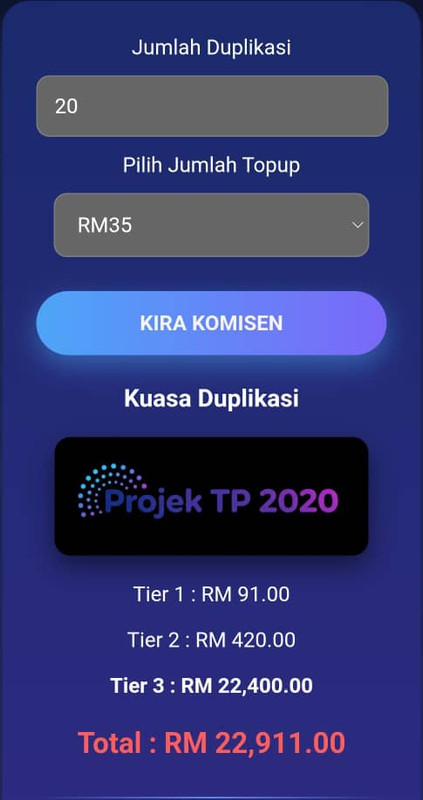 📊 Profit Calculator Bukti Income